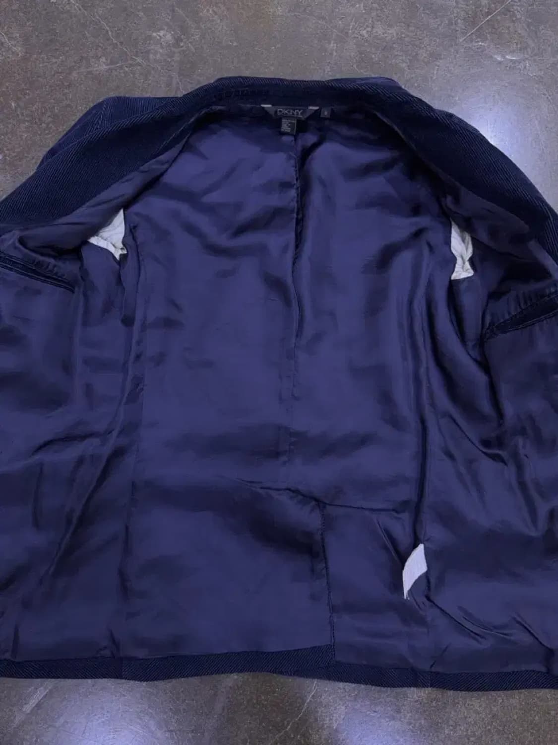DKNY 코듀로이 패치워크 캐쥬얼 스포츠자켓 네이비 S 상품이미지8
