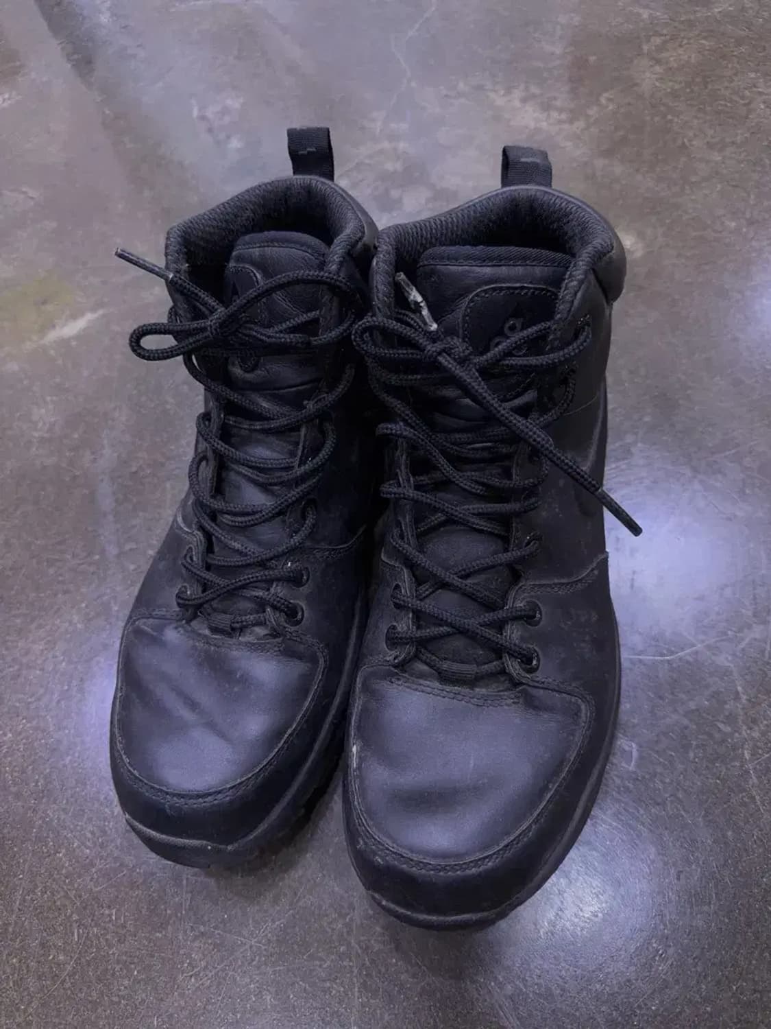 나이키 acg 마노아 레더 올블랙 트리플블랙 슈즈 260 상품이미지2