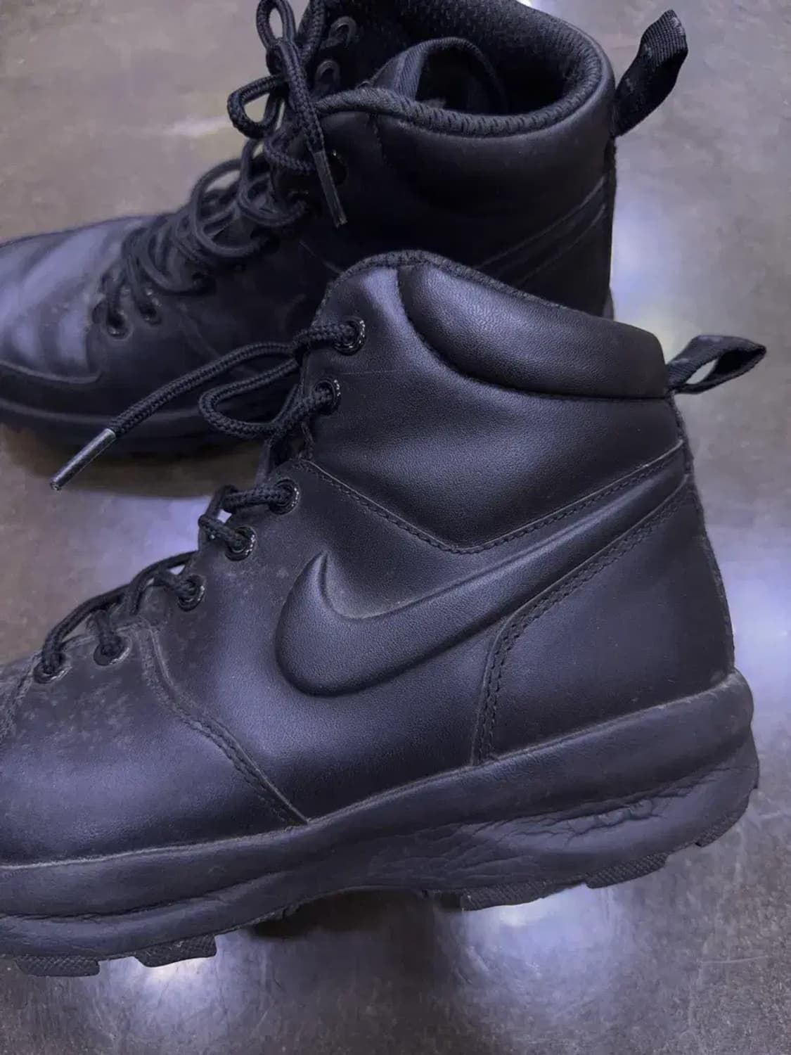 나이키 acg 마노아 레더 올블랙 트리플블랙 슈즈 260 상품이미지6