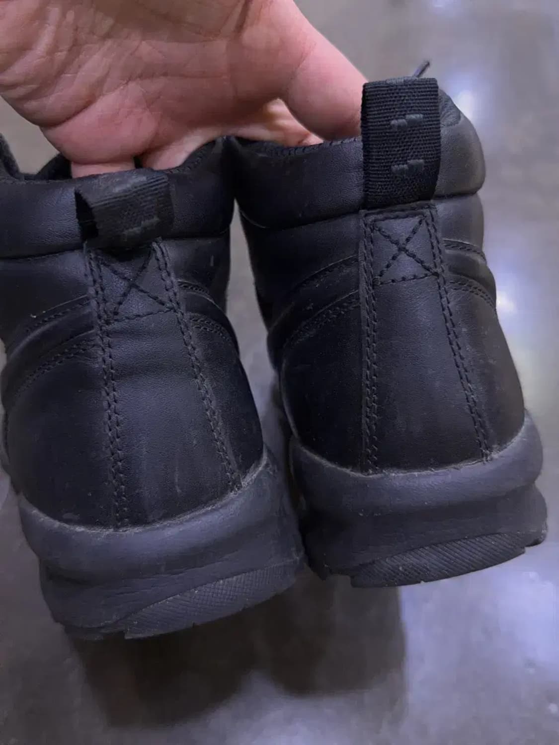 나이키 acg 마노아 레더 올블랙 트리플블랙 슈즈 260 상품이미지7