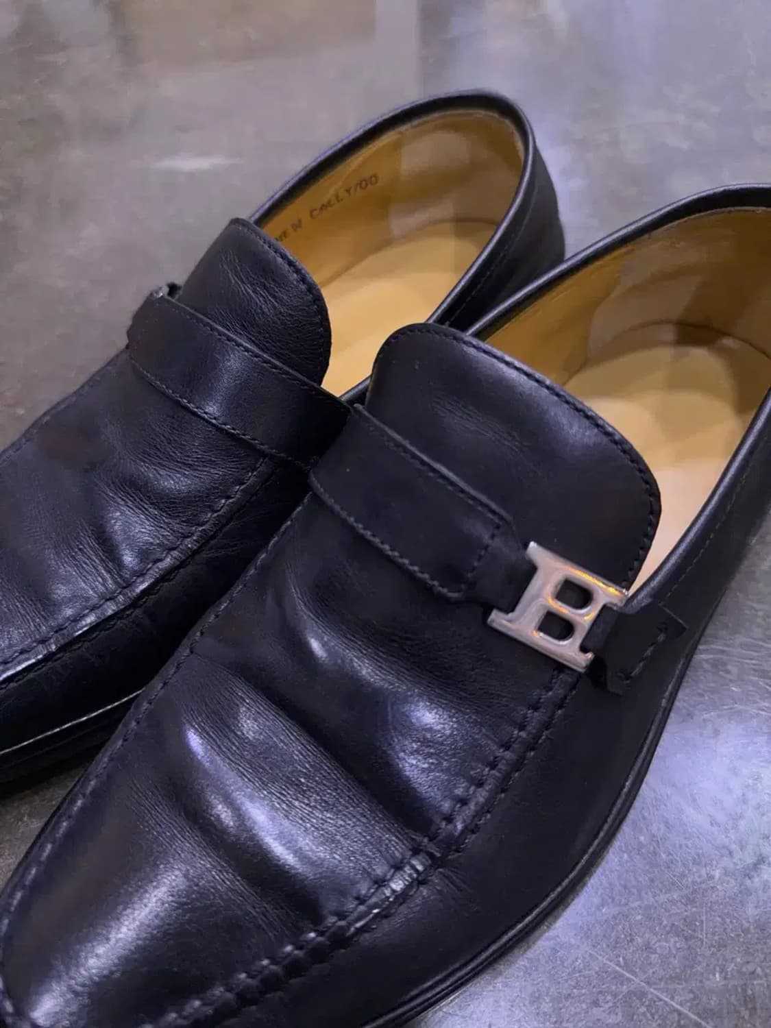 발리 B로고 클래식 로퍼 뉴 칼리 구두 슈즈 6.5 (255) 상품이미지4