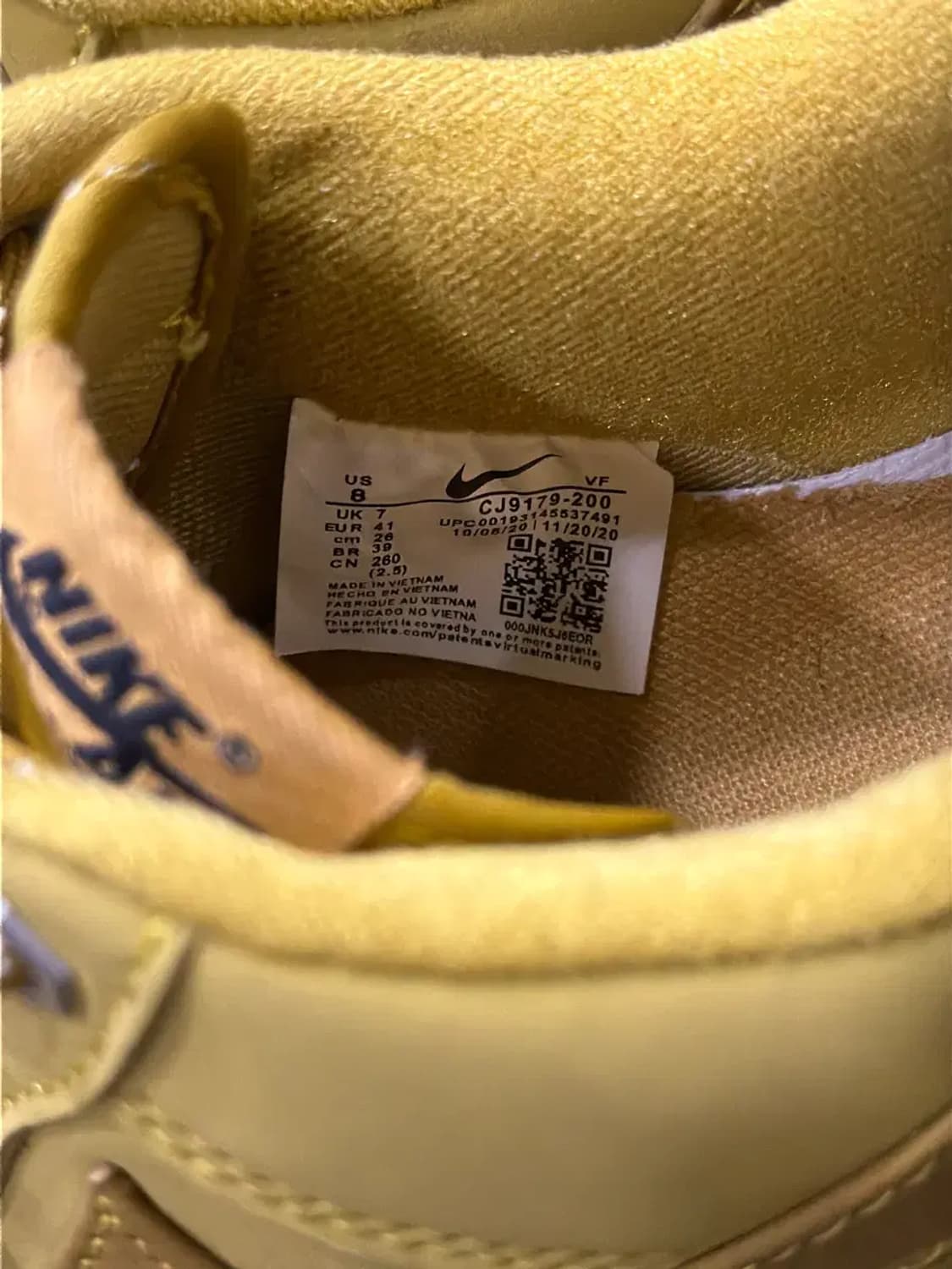 나이키 에어포스1 로우 07 WB 플랙스 된장포스 260 상품이미지9