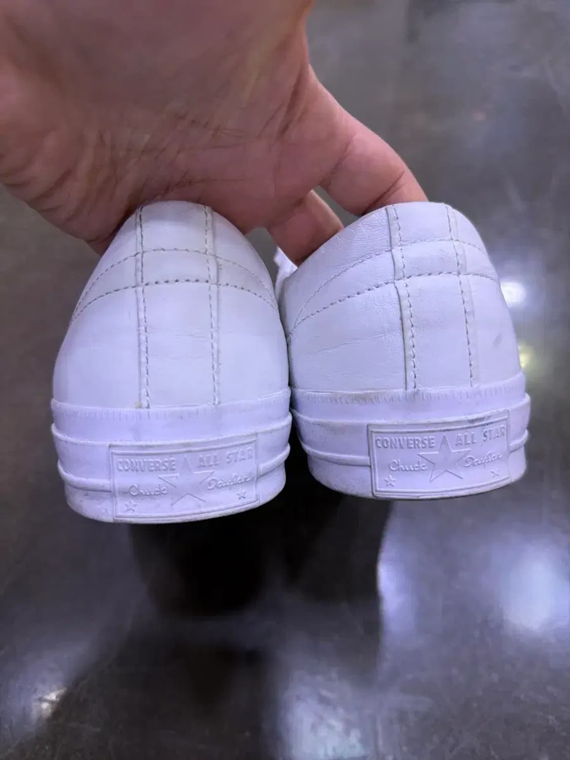 컨버스 원스타 엔지니어드가먼츠 레더 스니커즈 270 상품이미지7