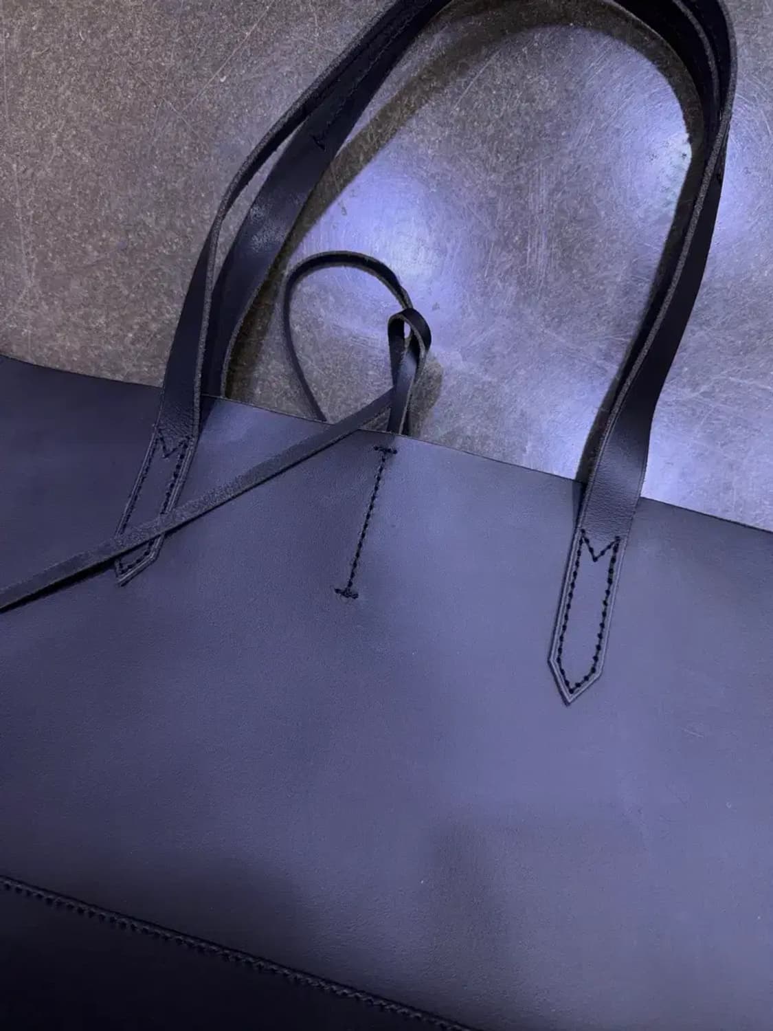 제이크루 뉴 업타운 레더 가죽 토트백 블랙 상품이미지3