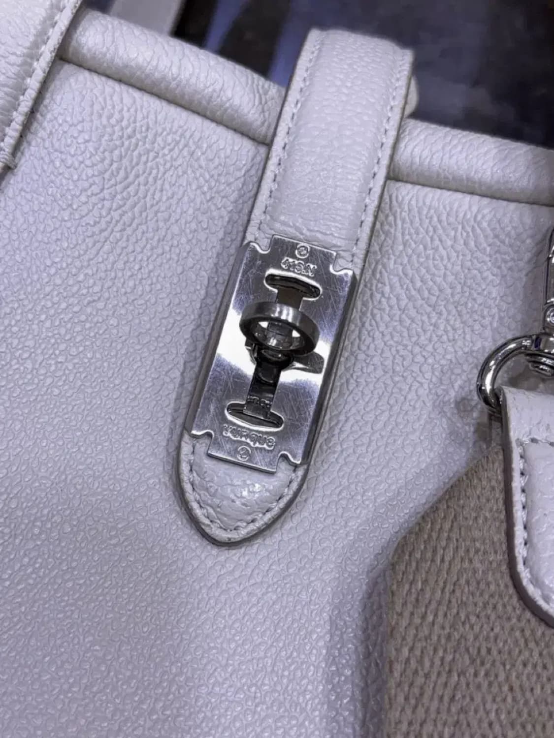 분크 토크 토트백 화이트 S 스트랩 상품이미지4