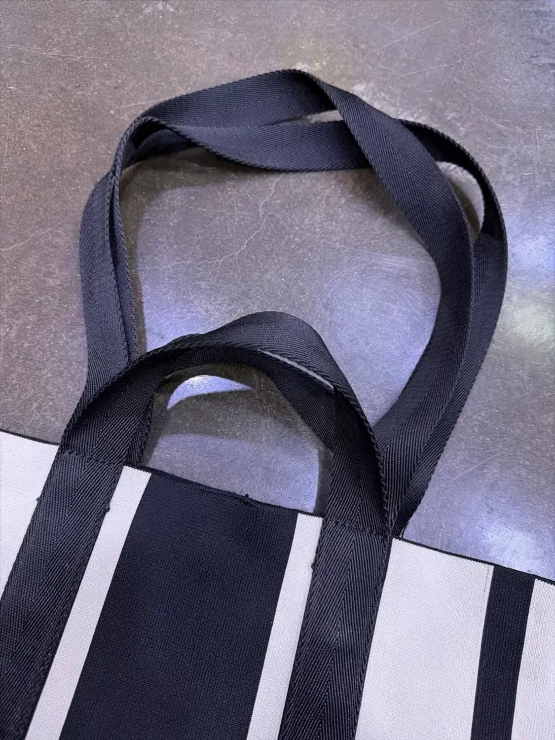 자라 패브릭 스트라이프 멀티컬러 토트백 상품이미지6