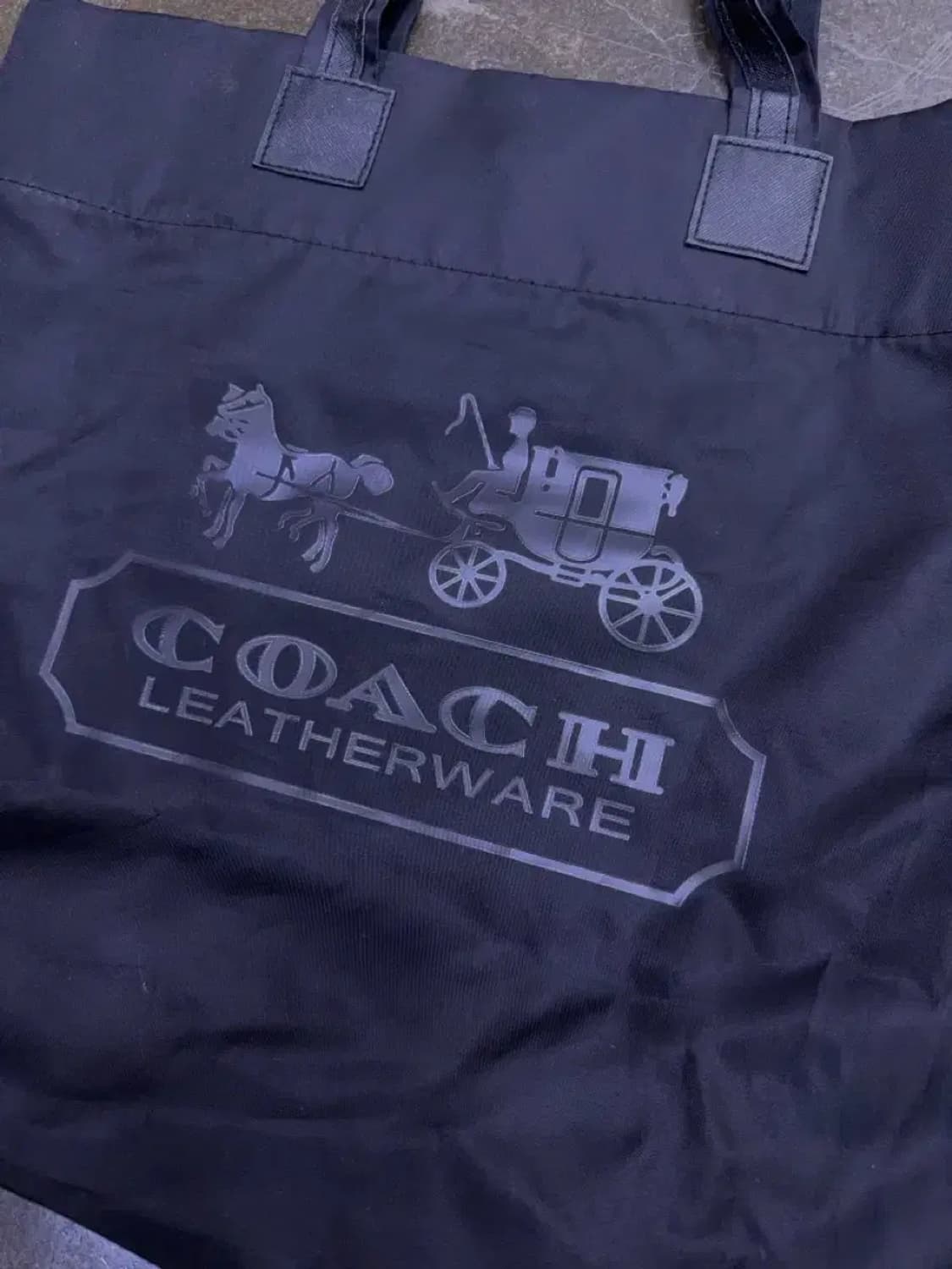 코치 나일론 에코백 토트백 블랙 상품이미지3