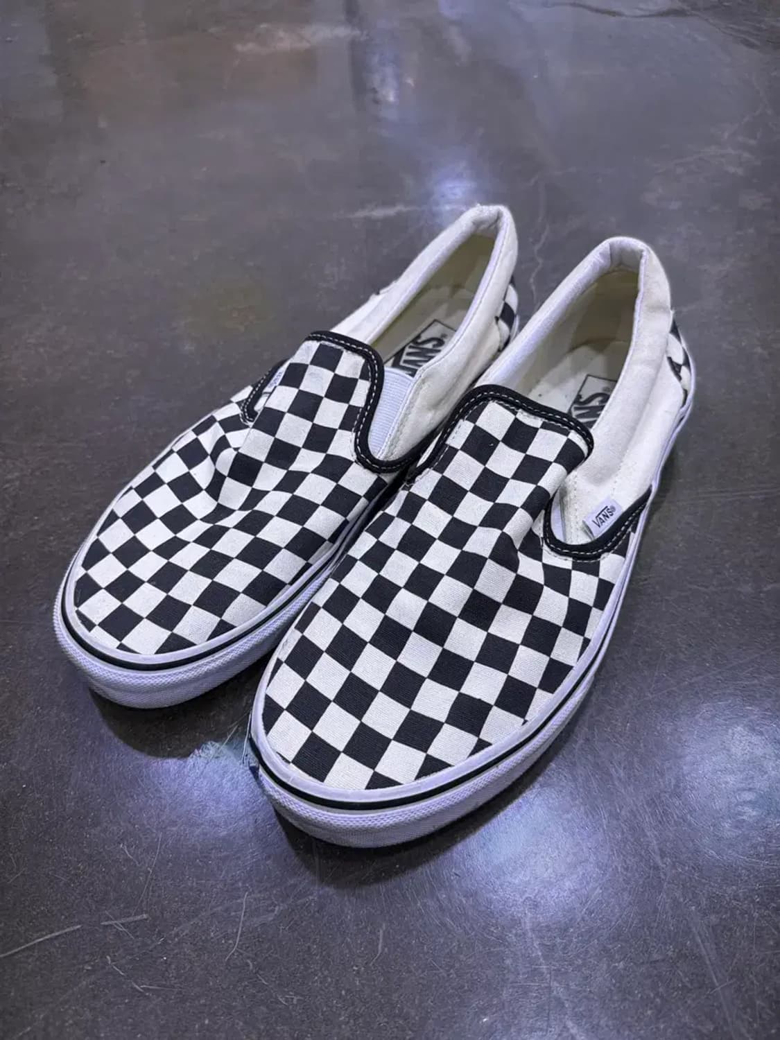 반스 체커보드 슬립온 스니커즈 275 상품이미지1