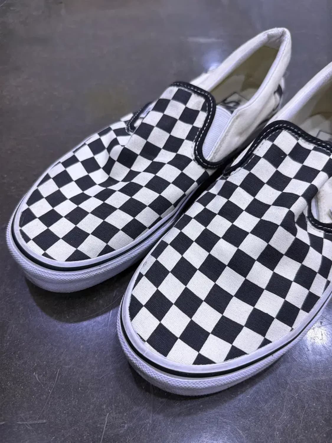 반스 체커보드 슬립온 스니커즈 275 상품이미지3