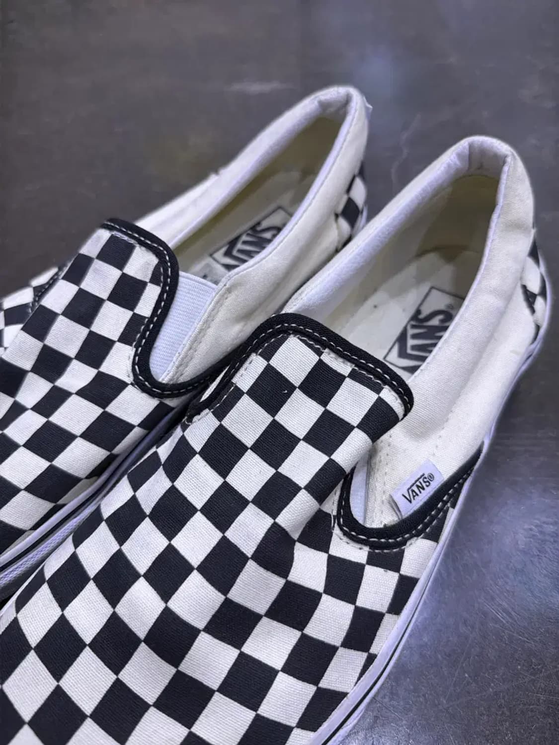 반스 체커보드 슬립온 스니커즈 275 상품이미지4
