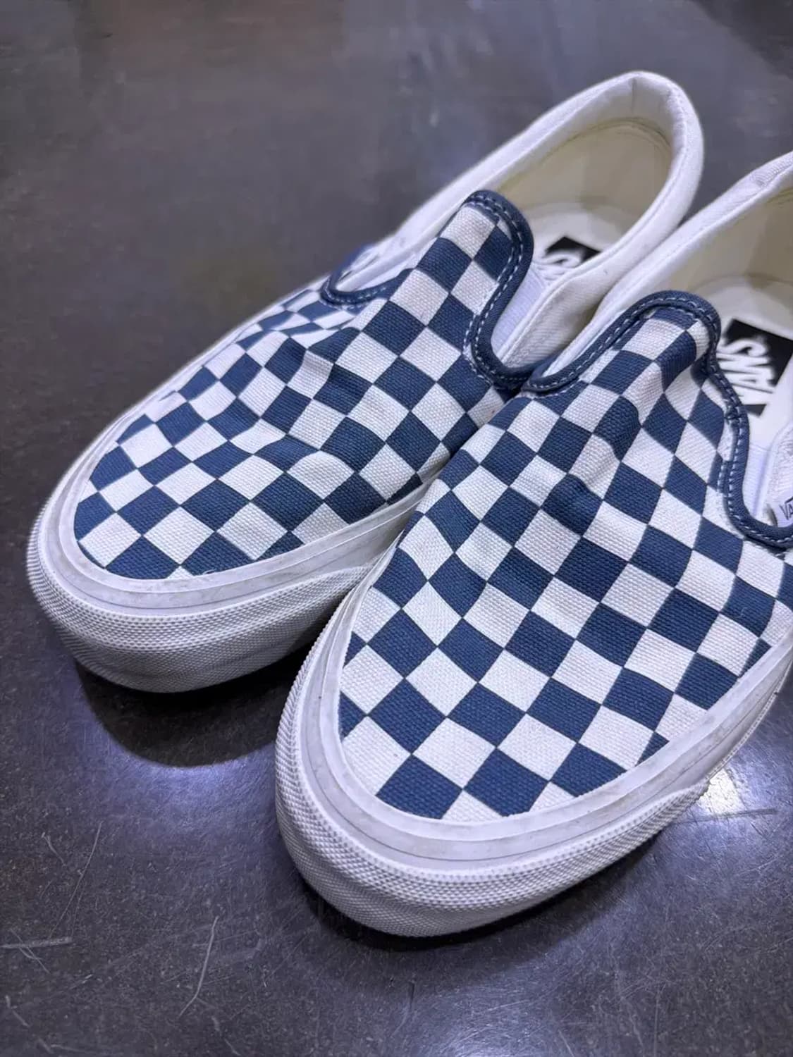 반스 프리미엄 클래식 슬립온 98 체커보드 스타게이저 블루 260 상품이미지3