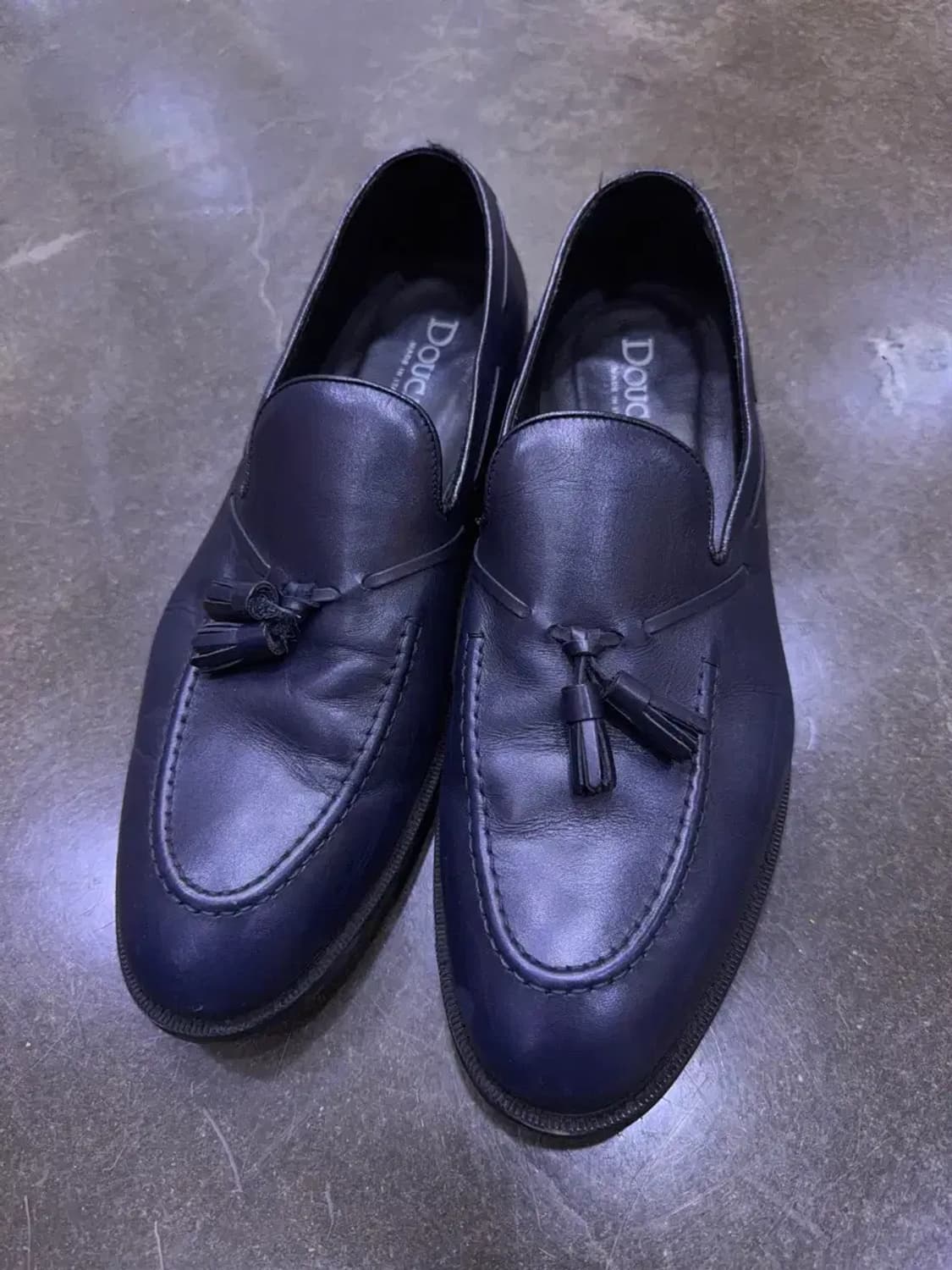 듀칼스 U팁 태슬로퍼 다크 블루 네이비 슈즈 43 상품이미지2