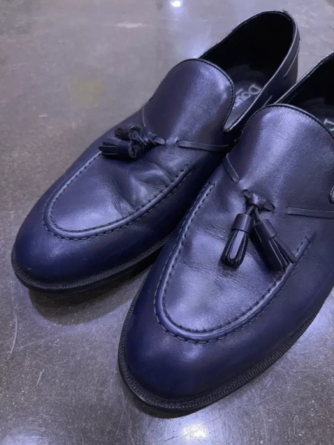 듀칼스 U팁 태슬로퍼 다크 블루 네이비 슈즈 43 상품이미지3