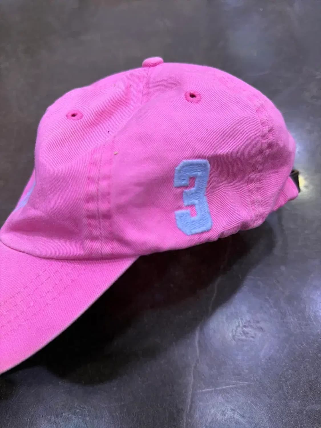 폴로 랄프로렌 빅포니 자수 3 가죽 벨트 연핑크 볼캡 모자 상품이미지4