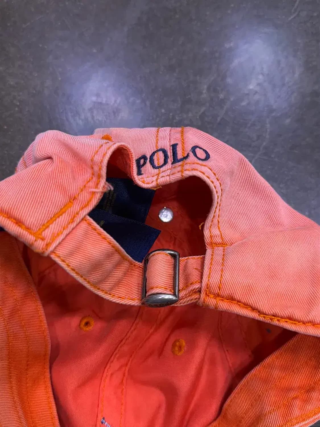 폴로 골프 랄프로렌 포니 자수 볼캡 오렌지 모자 상품이미지4