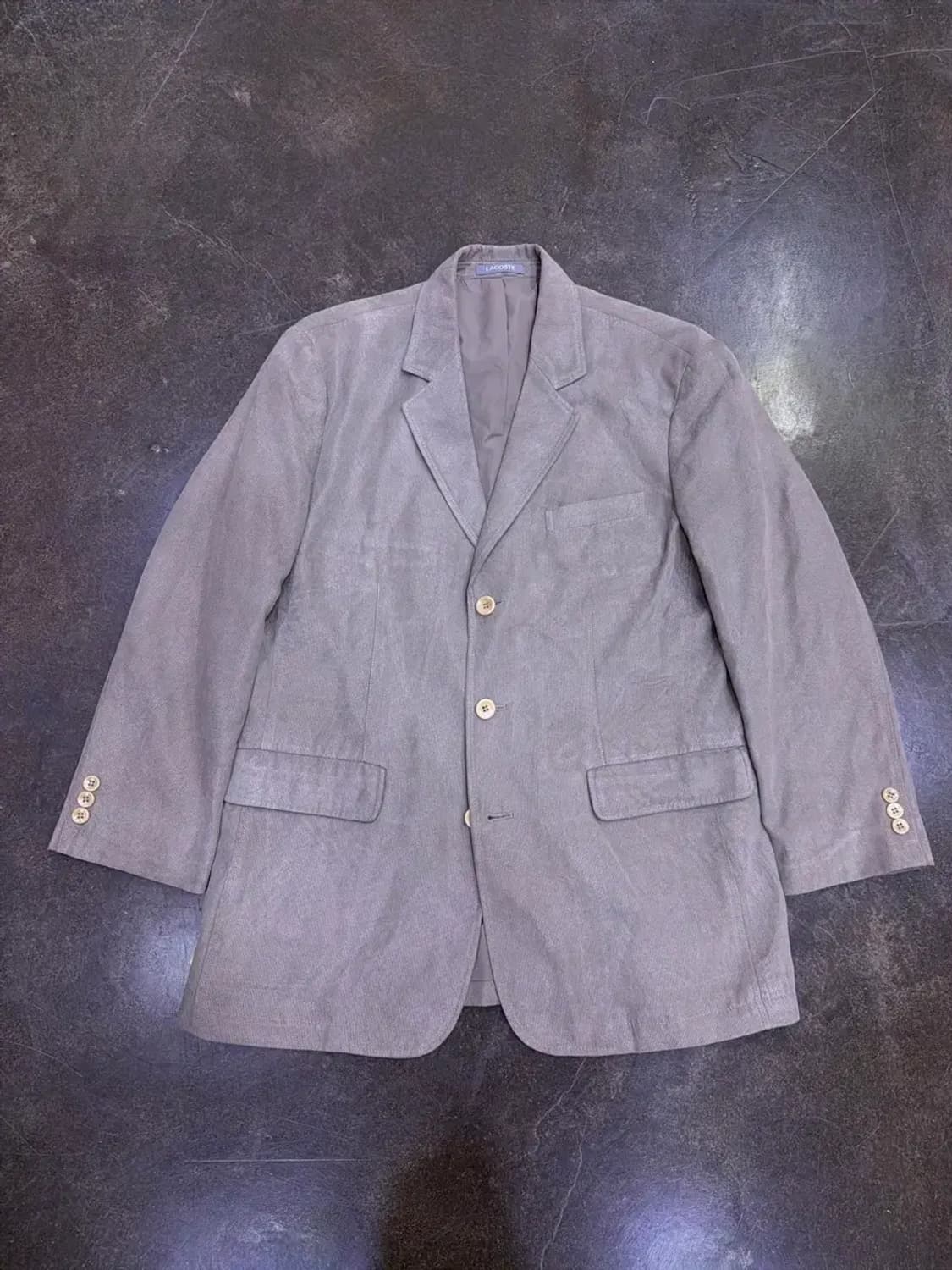 라코스테 코듀로이 캐쥬얼 싱글 3버튼 자켓 블레이저 95 상품이미지1