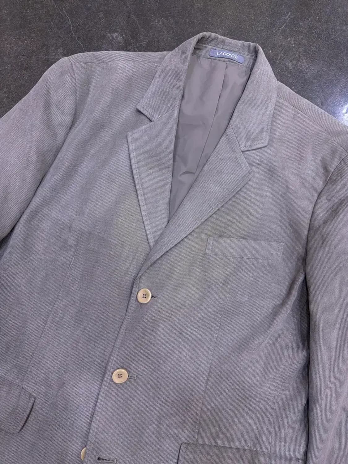 라코스테 코듀로이 캐쥬얼 싱글 3버튼 자켓 블레이저 95 상품이미지3