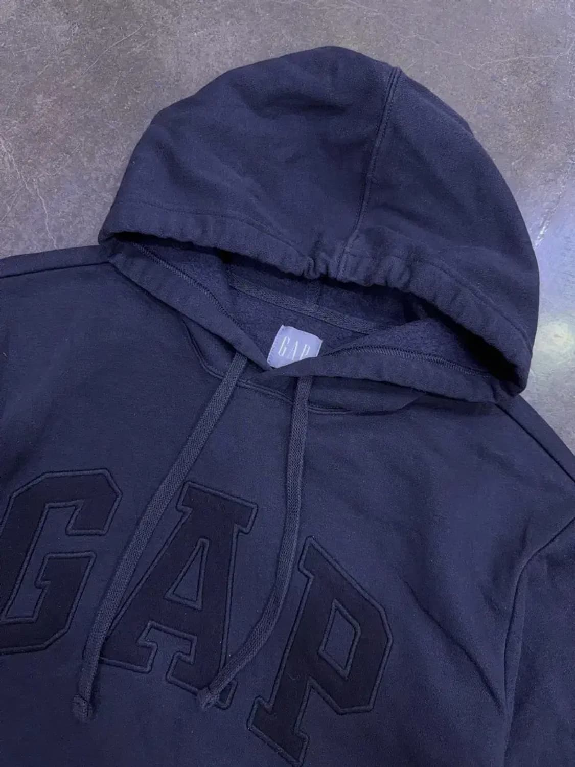 GAP 갭 로고 약기모 후드티 후디 블랙 L 상품이미지3