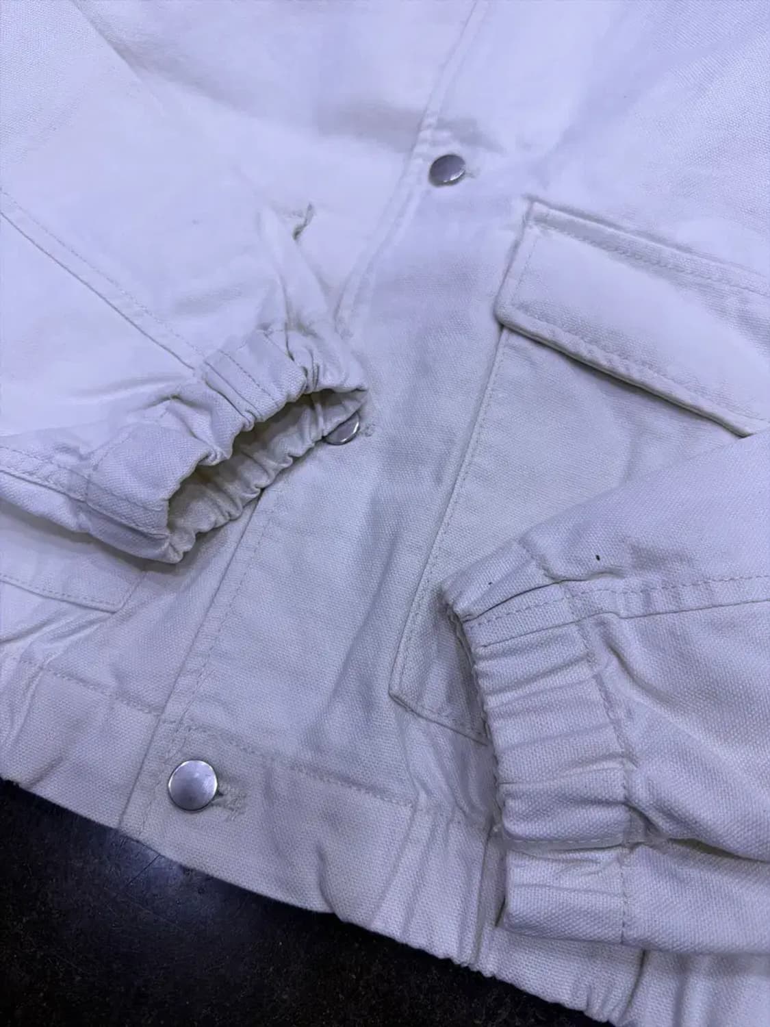 자라 캐쥬얼 스트럭처 화이트 자켓 L 상품이미지9