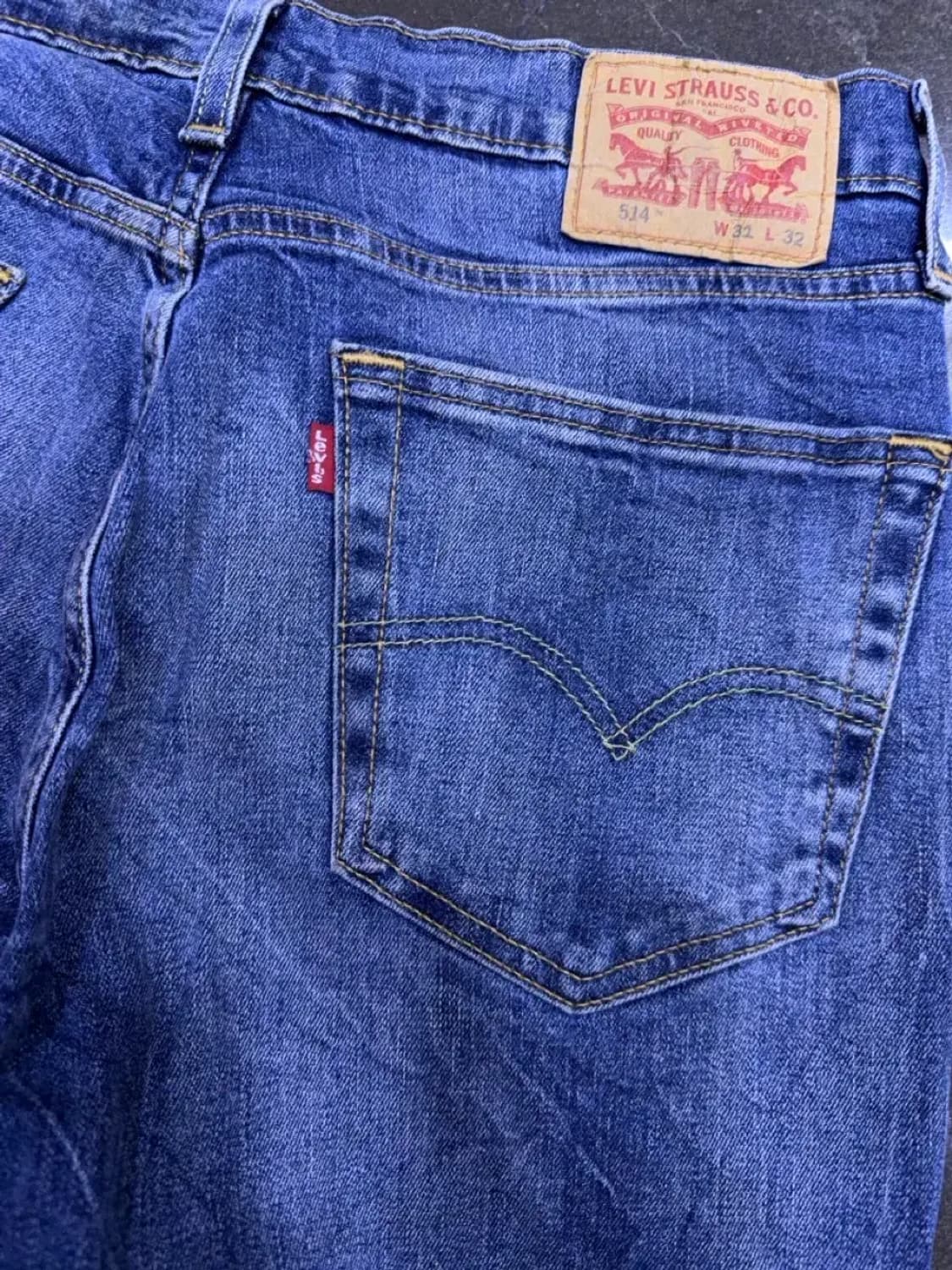 리바이스 514 빈티지 워싱 스트레이트핏 데님팬츠 청바지 31 상품이미지7
