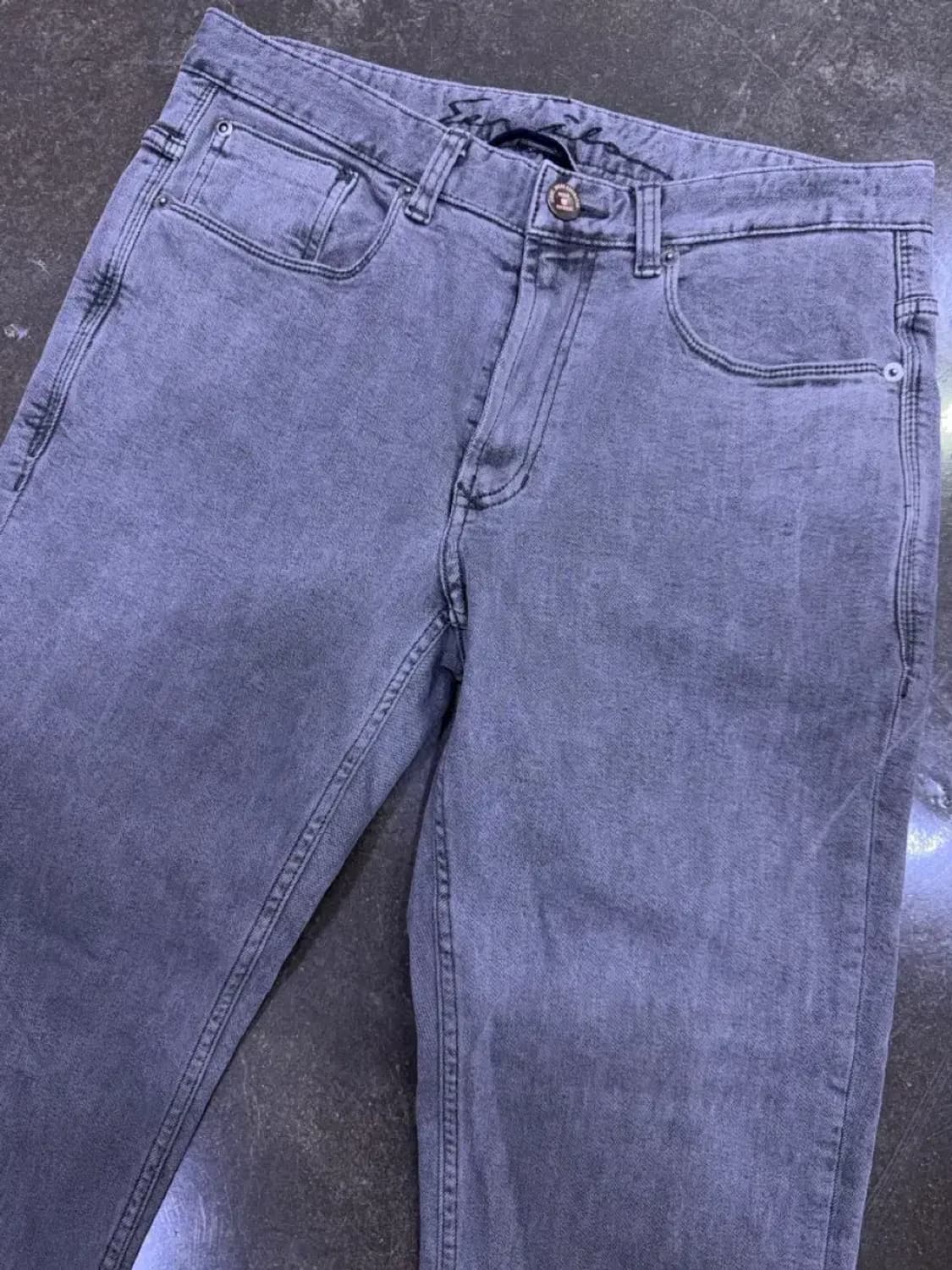 시리즈 힙스터 그레이 빈티지 워싱 데님팬츠 78 (30) 상품이미지3