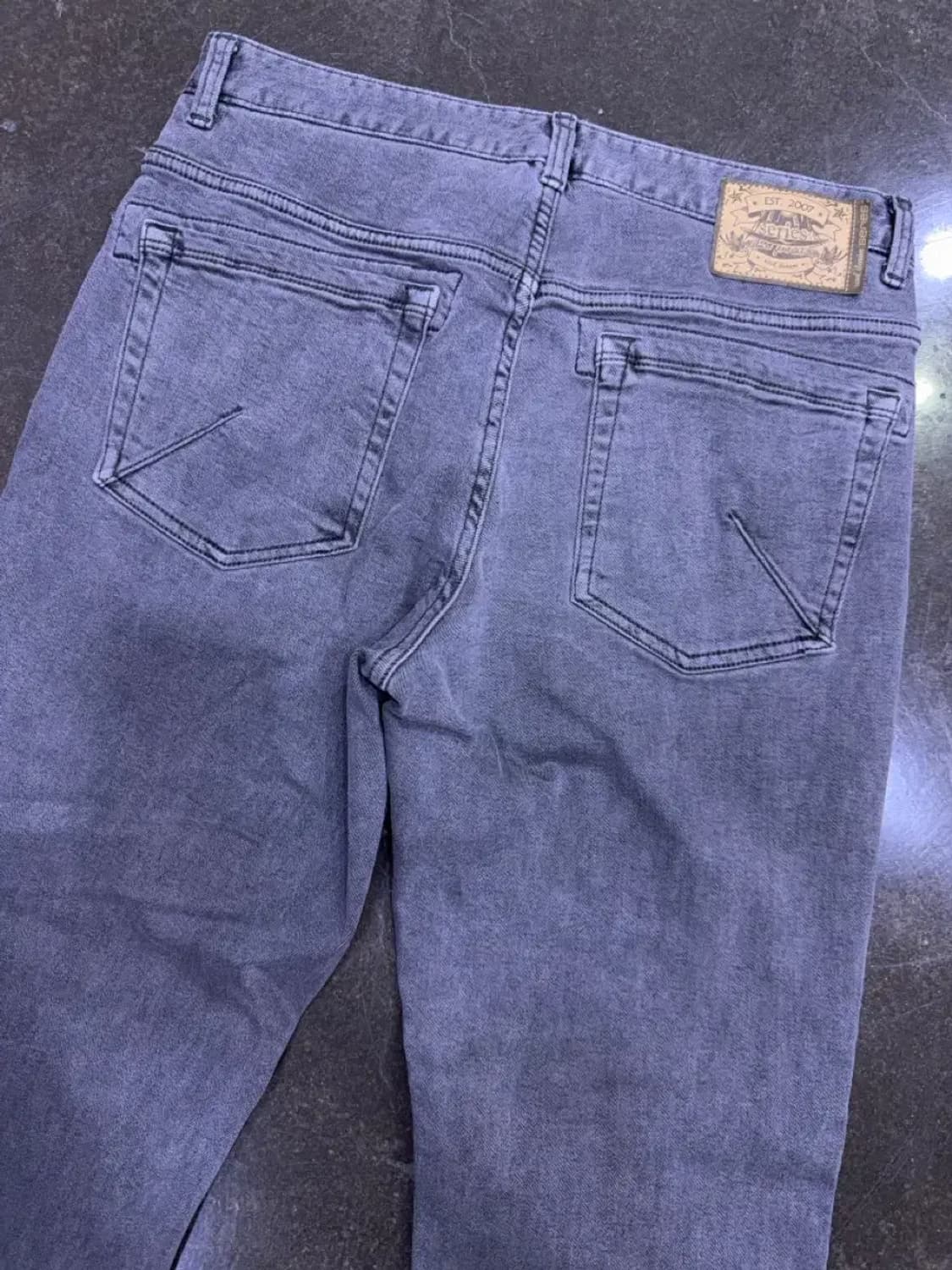 시리즈 힙스터 그레이 빈티지 워싱 데님팬츠 78 (30) 상품이미지6