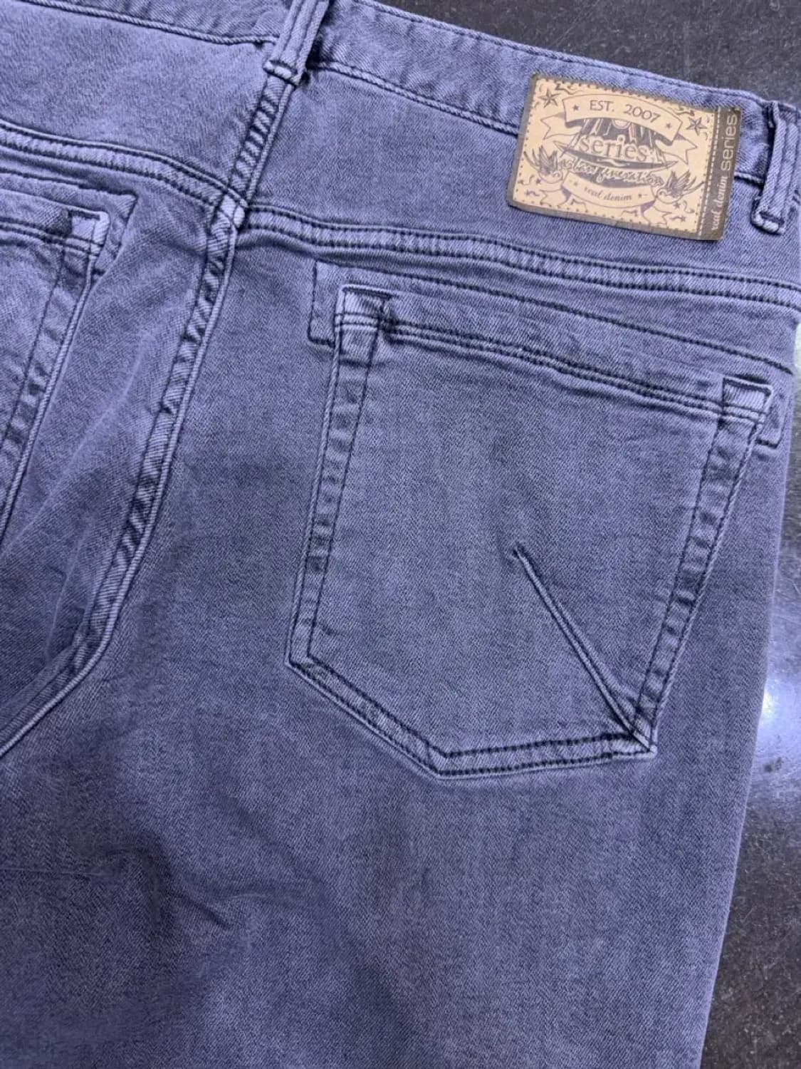 시리즈 힙스터 그레이 빈티지 워싱 데님팬츠 78 (30) 상품이미지7