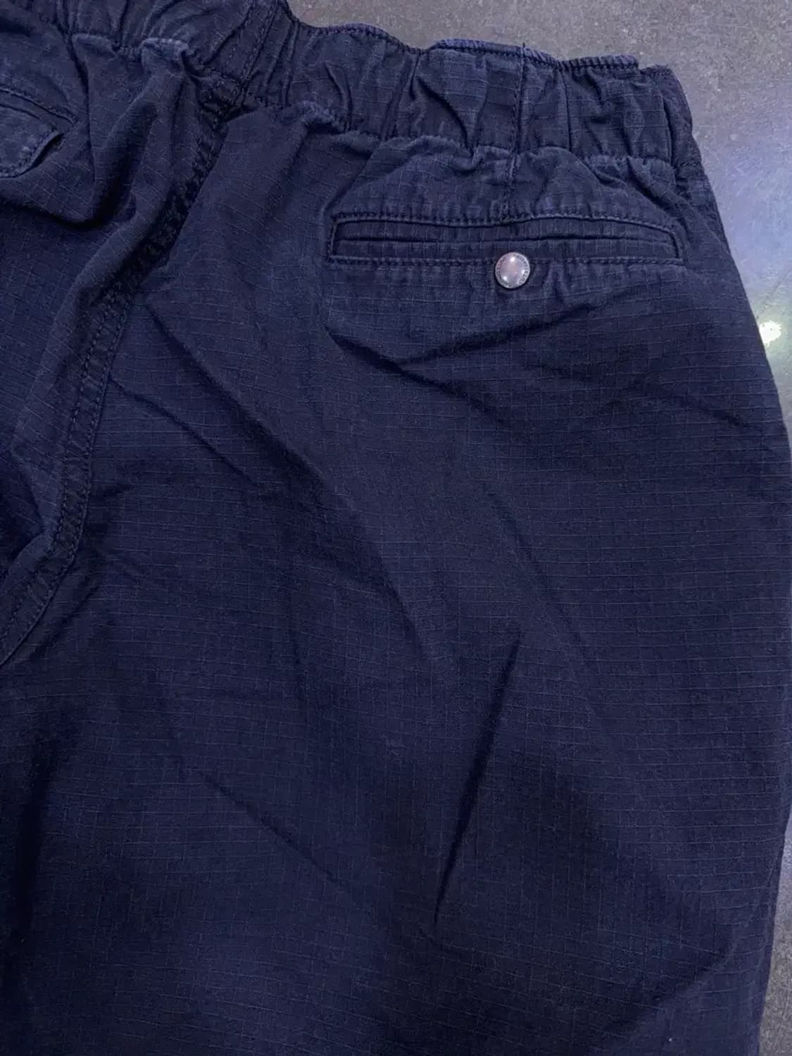 아웃스탠딩 립스탑 스트링 팬츠 블랙 S 상품이미지9