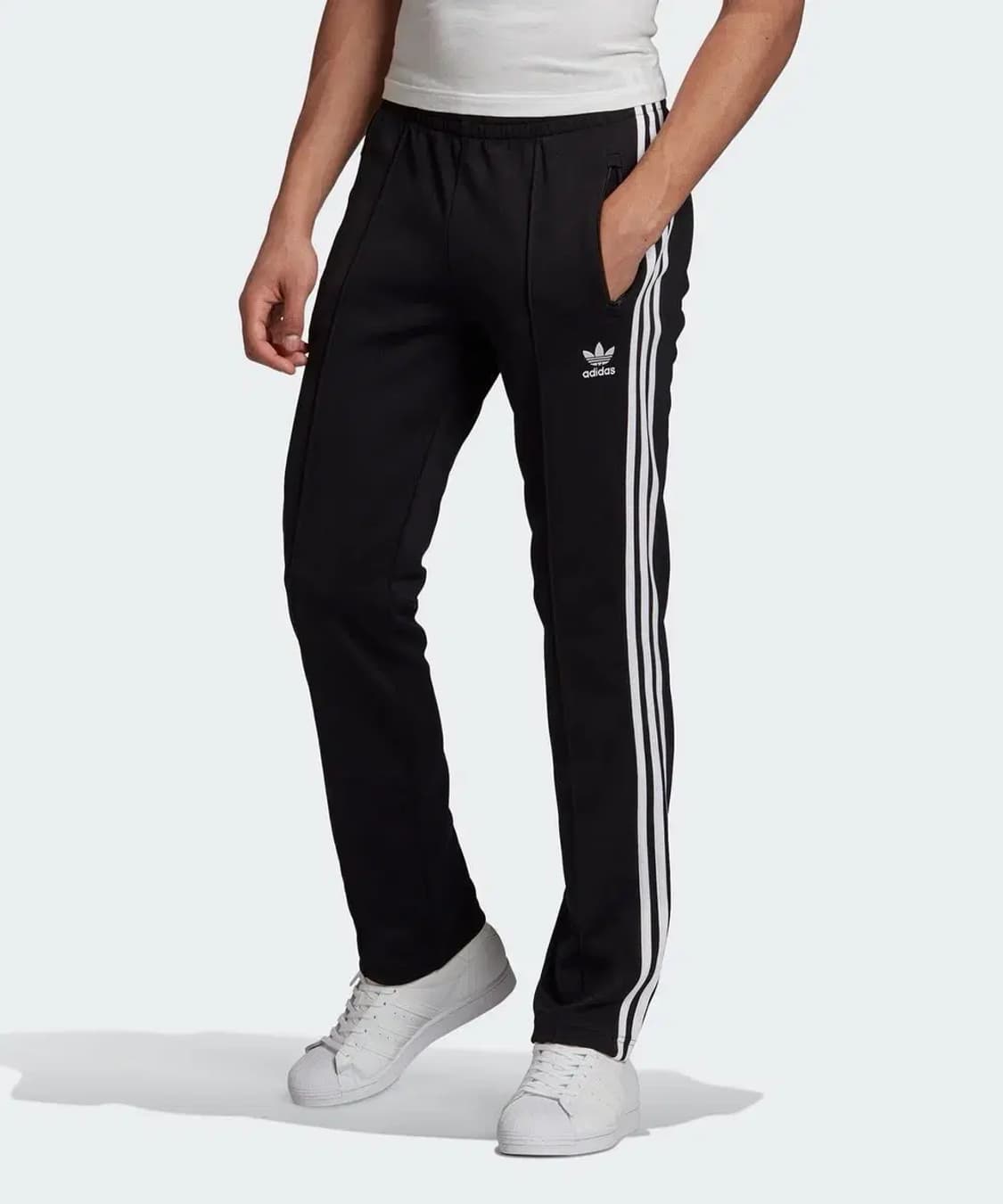 아디다스 오리지널 유로파 삼선 트레이닝 트랙팬츠 블랙 S 상품이미지1