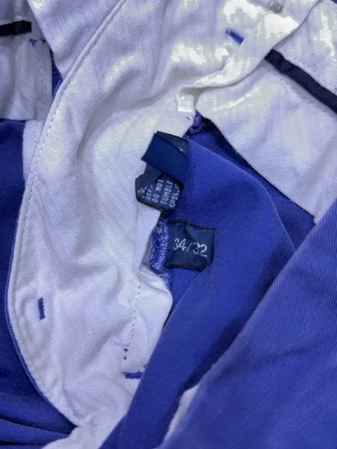 폴로 랄프로렌 스트레치 커스텀 핏 클래식 치노팬츠 블루 34 상품이미지10