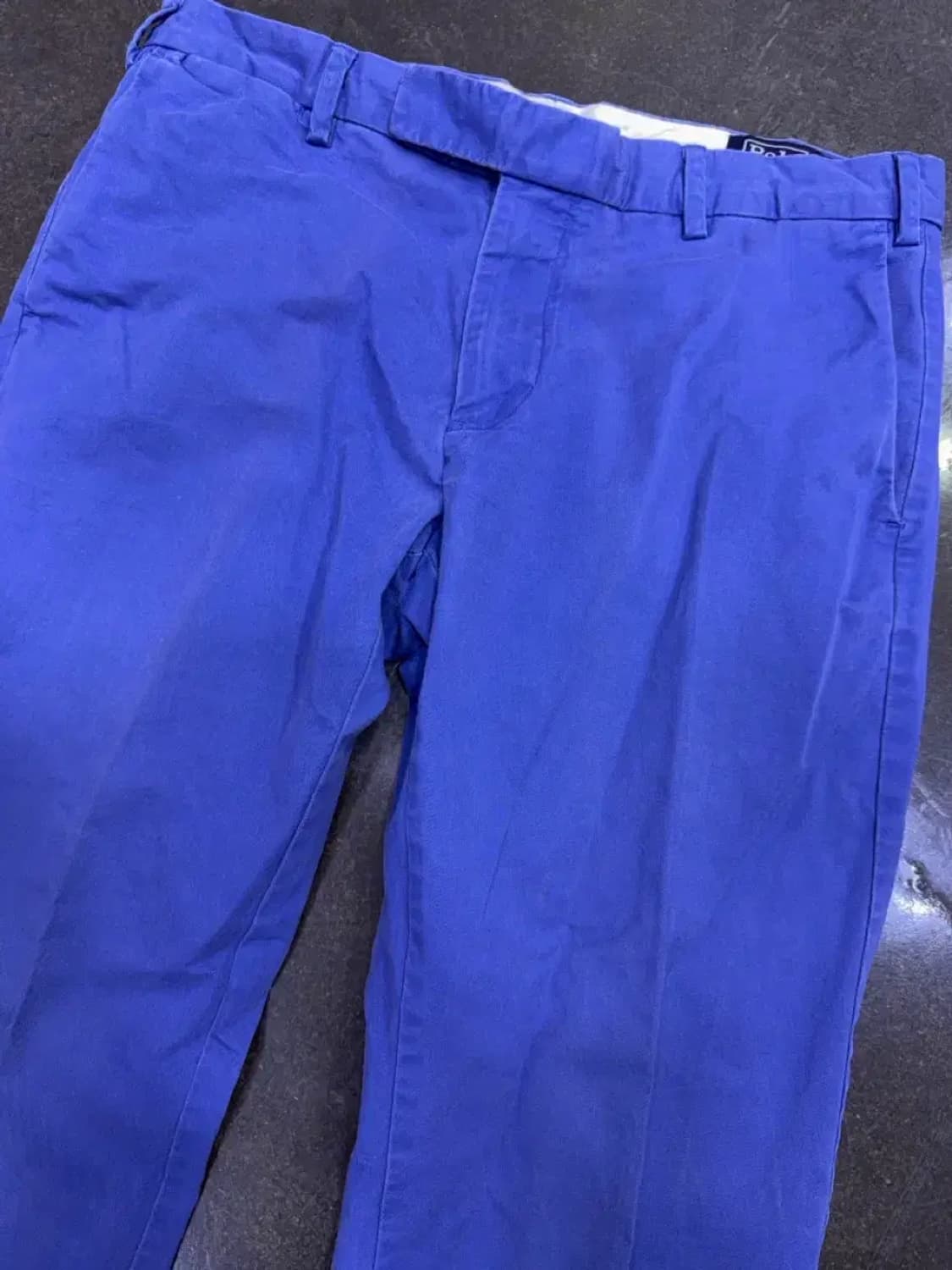 폴로 랄프로렌 스트레치 커스텀 핏 클래식 치노팬츠 블루 34 상품이미지3