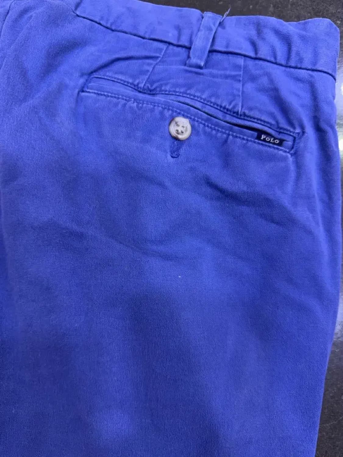 폴로 랄프로렌 스트레치 커스텀 핏 클래식 치노팬츠 블루 34 상품이미지7