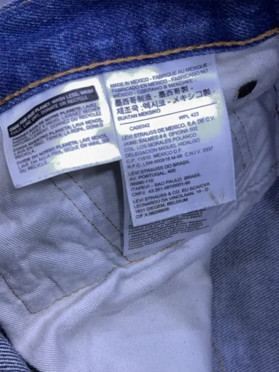 리바이스 505C 락시크 슬림핏 멕시코 메이드 데님팬츠 32 상품이미지8