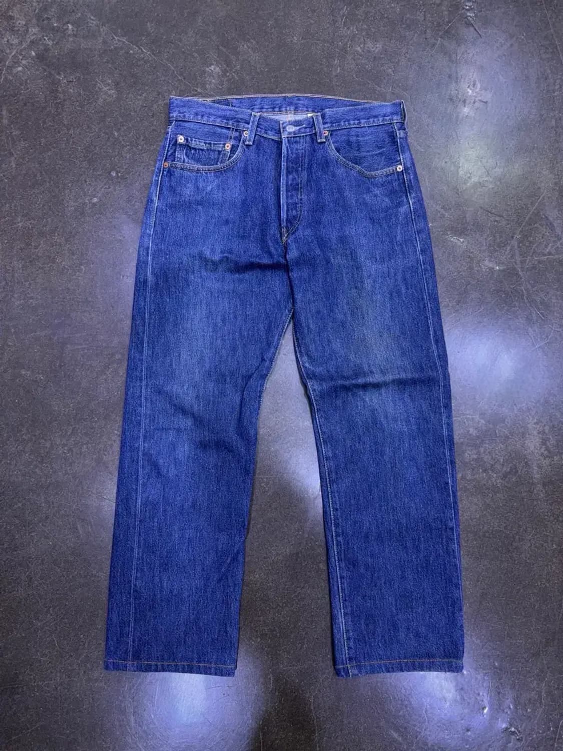 리바이스 501 00's 레귤러핏 지퍼 커스텀 데님팬츠 32 상품이미지1