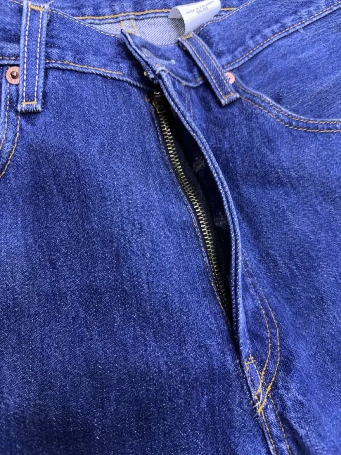 리바이스 501 00's 레귤러핏 지퍼 커스텀 데님팬츠 32 상품이미지6