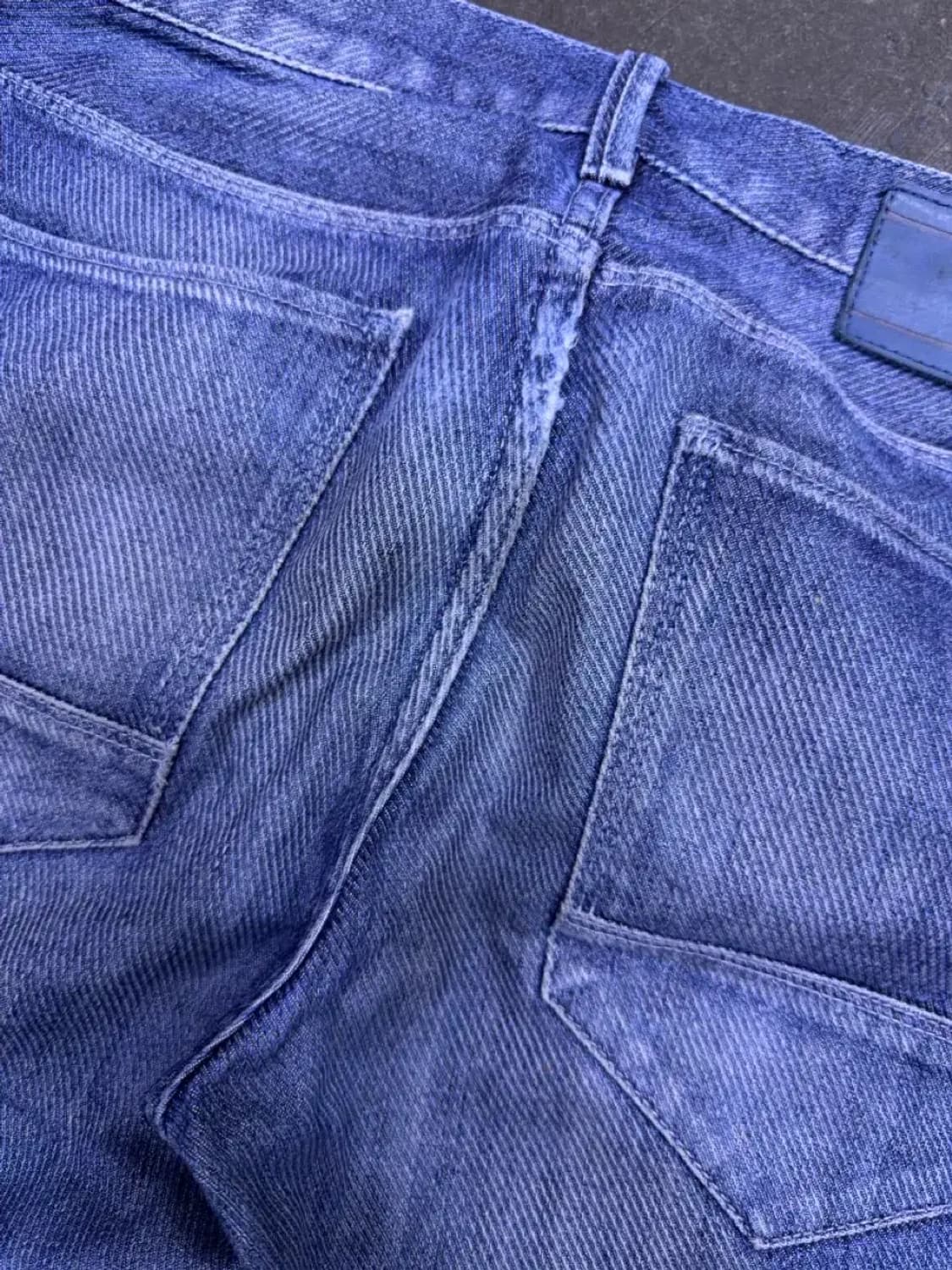 타미힐피거 허드슨 슬림 스트레이트핏 사선 입체패턴 워싱 데님팬츠 32 상품이미지10