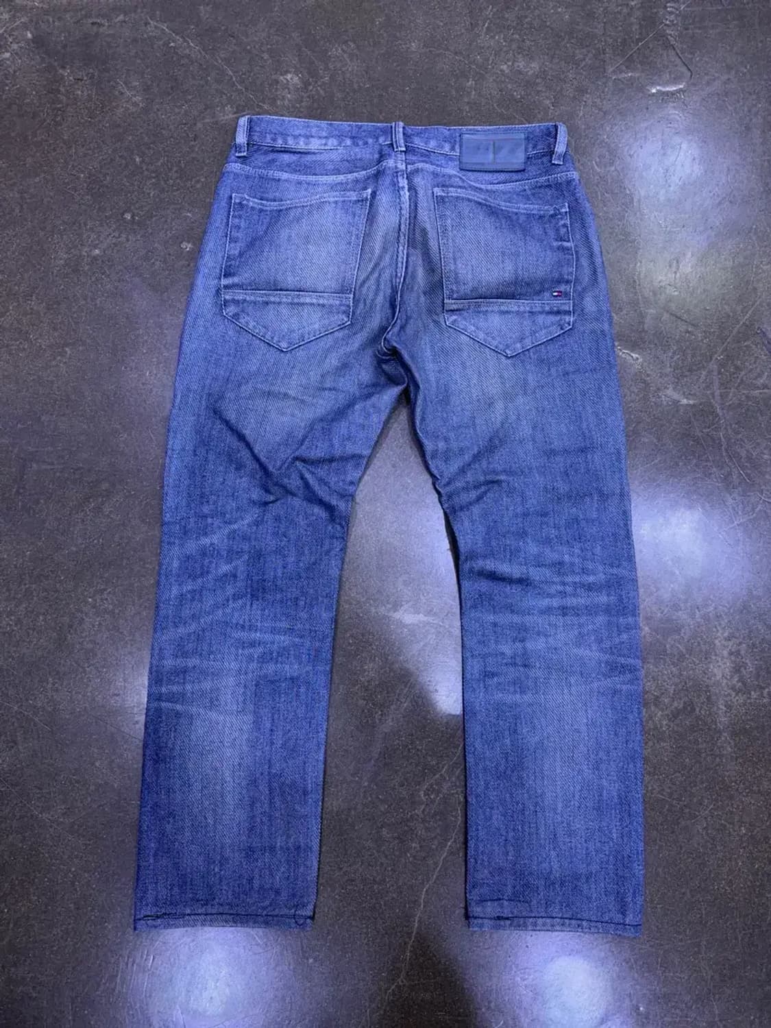 타미힐피거 허드슨 슬림 스트레이트핏 사선 입체패턴 워싱 데님팬츠 32 상품이미지2