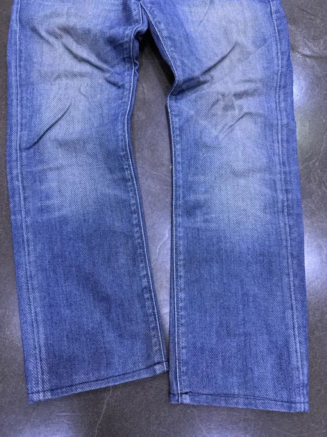 타미힐피거 허드슨 슬림 스트레이트핏 사선 입체패턴 워싱 데님팬츠 32 상품이미지7