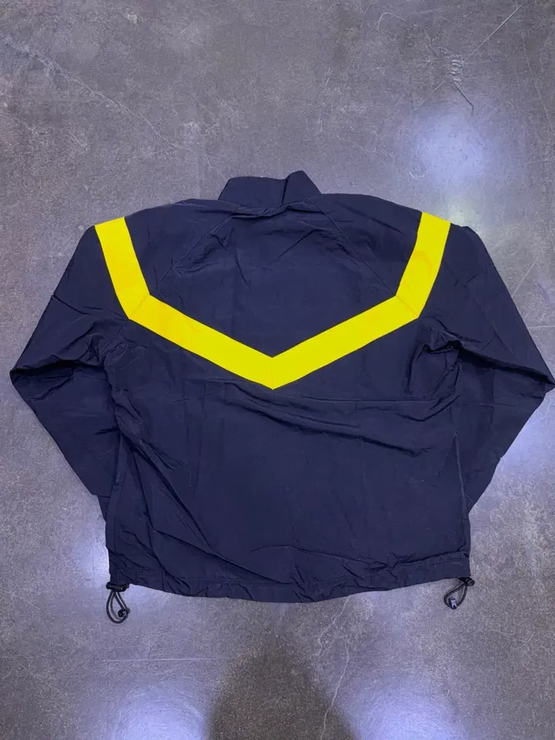 US ARMY 미군 APFU 신형 바람막이 점퍼 블랙 옐로우 S 숏 상품이미지2