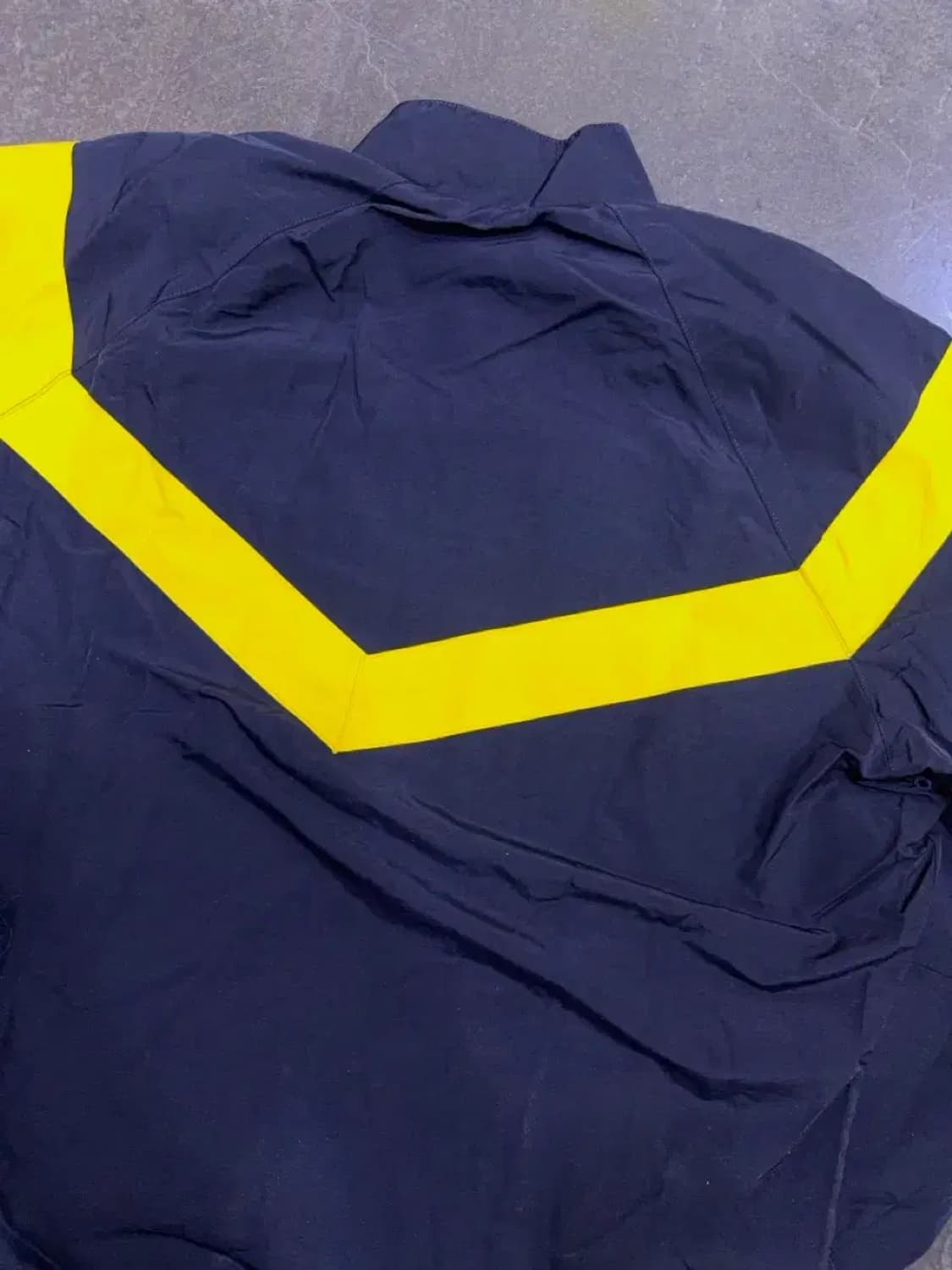 US ARMY 미군 APFU 신형 바람막이 점퍼 블랙 옐로우 S 숏 상품이미지7