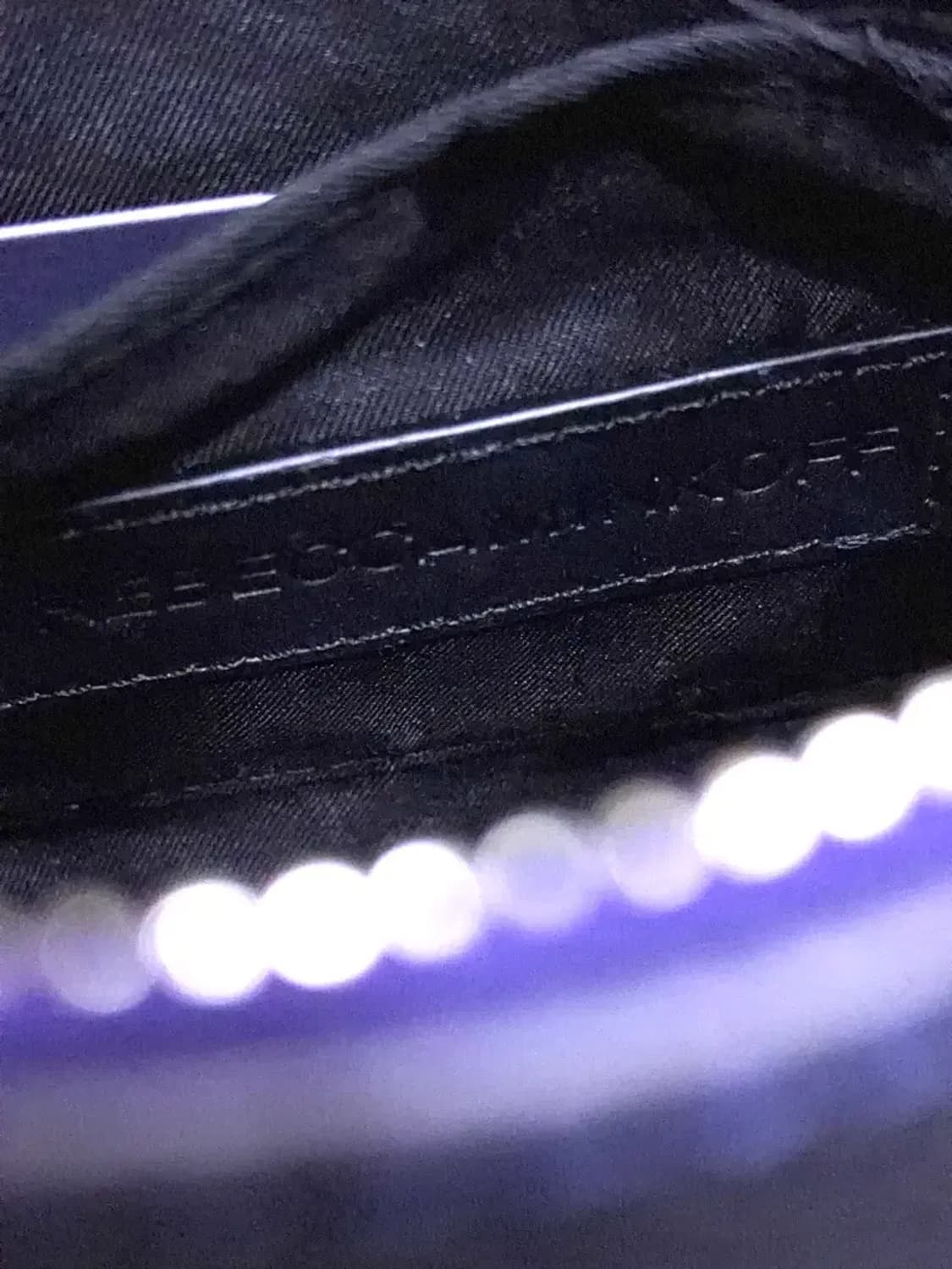 레베카밍코프 체인 크로스백 크로스바디 MAC 미니백 미드나잇 캐비어 상품이미지9