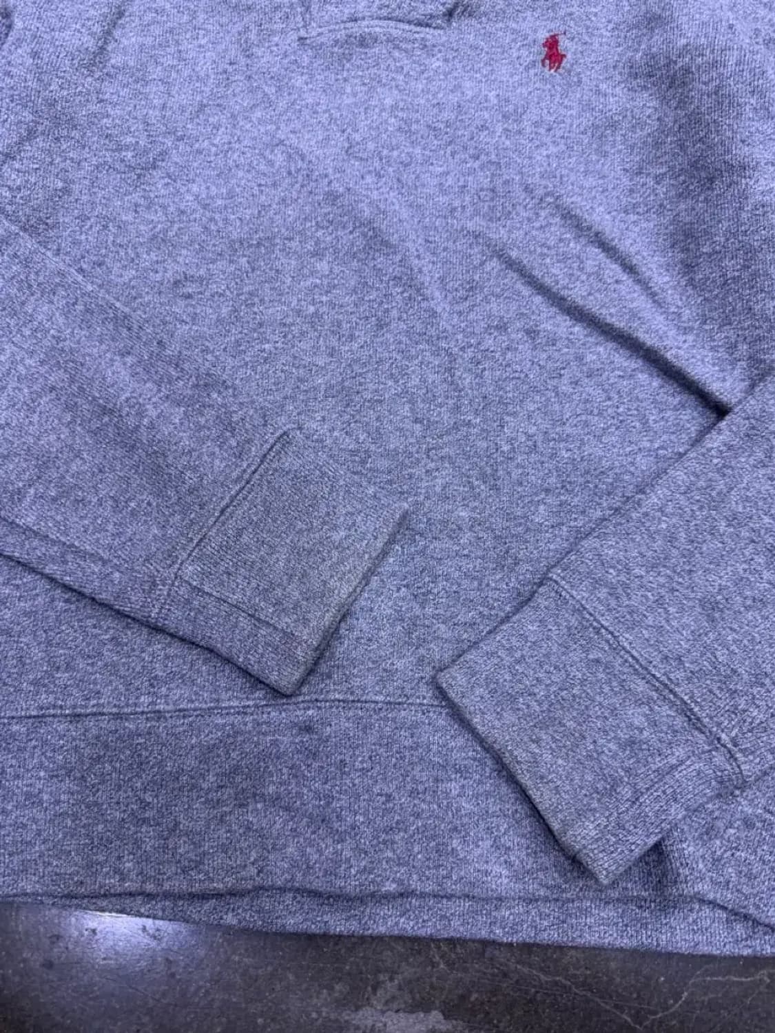 폴로 랄프로렌 클래식 숄카라 니트 스웨터 그레이 가디건 S 상품이미지6