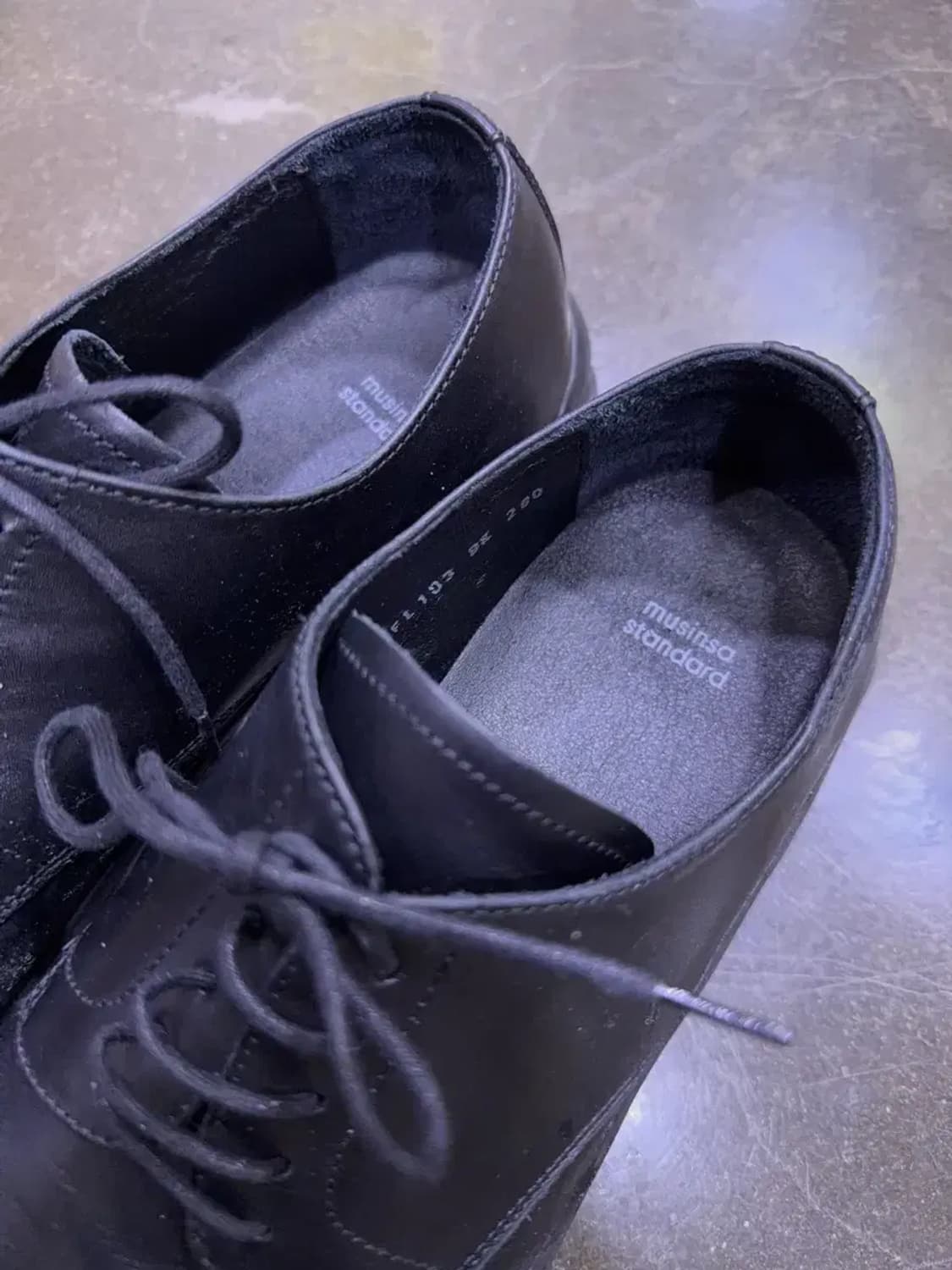 무신사스탠다드 라운드 더비 스니커즈 구두 운동화 구동화 280 상품이미지5