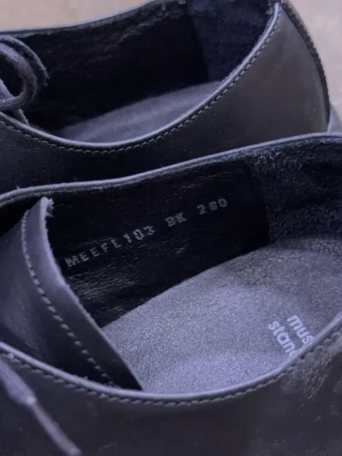 무신사스탠다드 라운드 더비 스니커즈 구두 운동화 구동화 280 상품이미지9