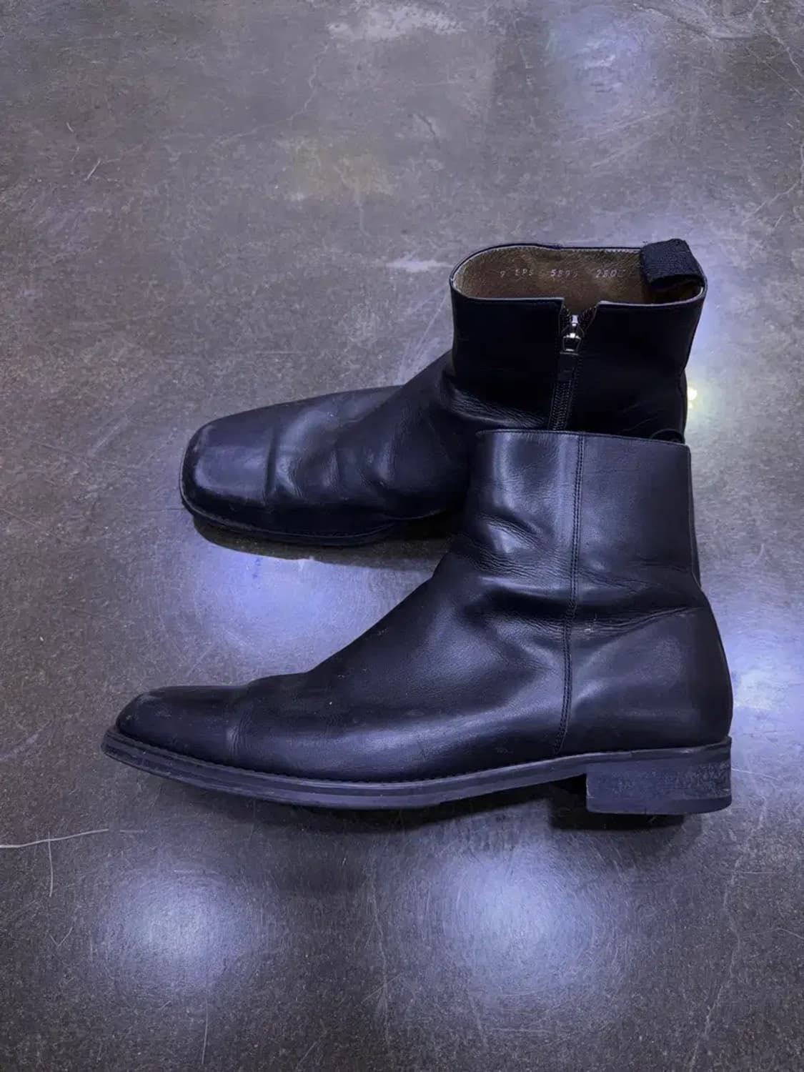 mmrb 메모러블 스퀘어토 지퍼 부츠 첼시부츠 280 상품이미지5