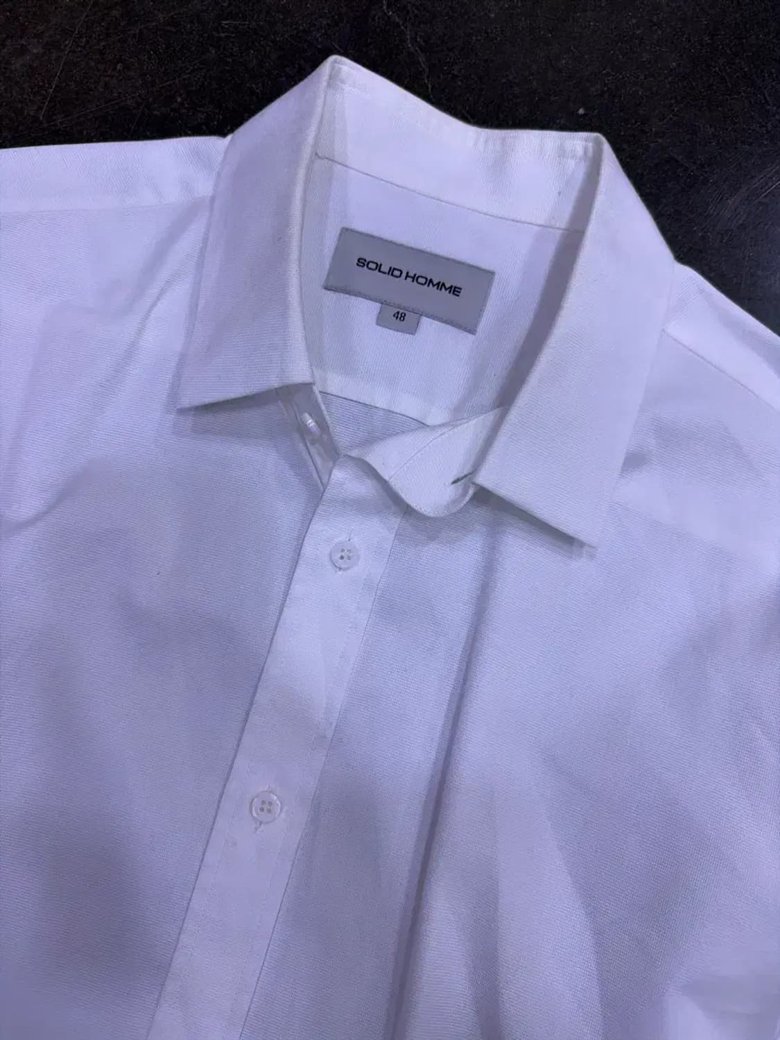 솔리드옴므 드레스 화이트 셔츠 48 상품이미지3