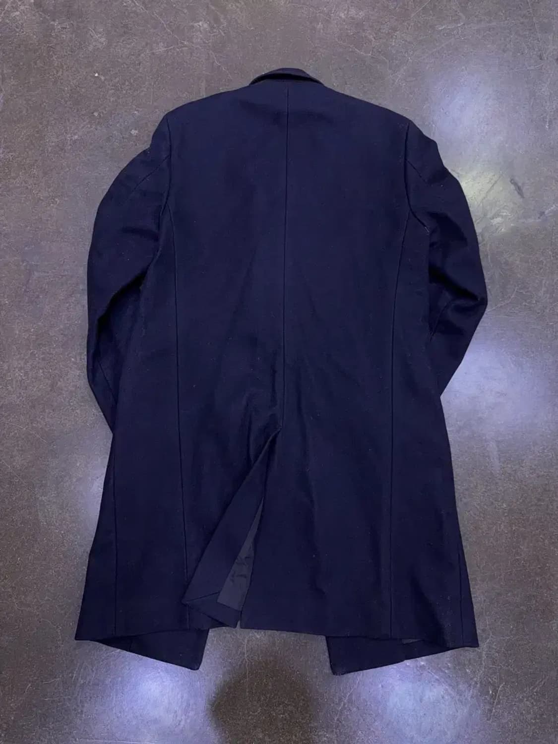 띠어리 해비 플란넬 블렌디드 체스필드 코트 다크 네이비 M 상품이미지2