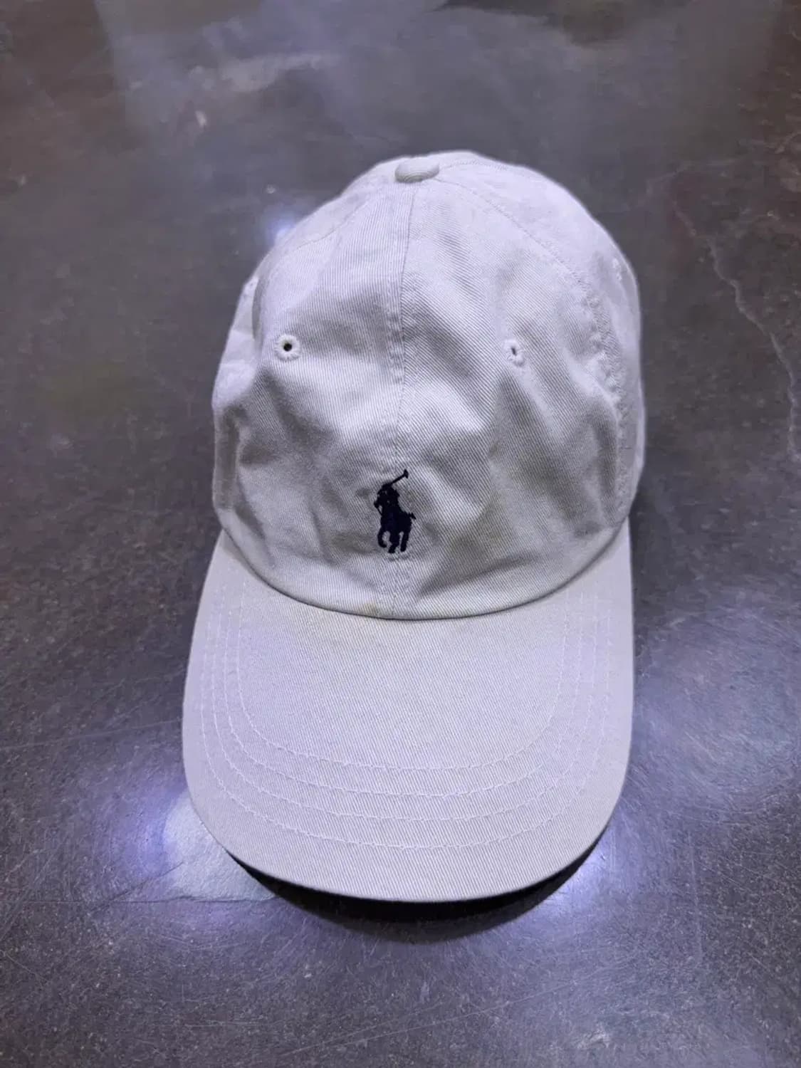 폴로 랄프로렌 포니 자수 아이보리 베이지 볼캡 상품이미지2