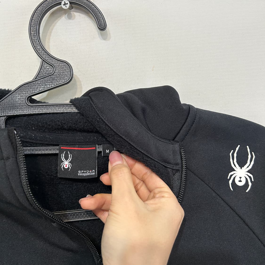 스파이더 여성 기모 집업 90 상품이미지2