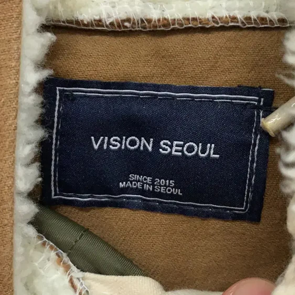 빈티지재팬 카멜 기모 후리스 양털 후드티 105 G00373 상품이미지3